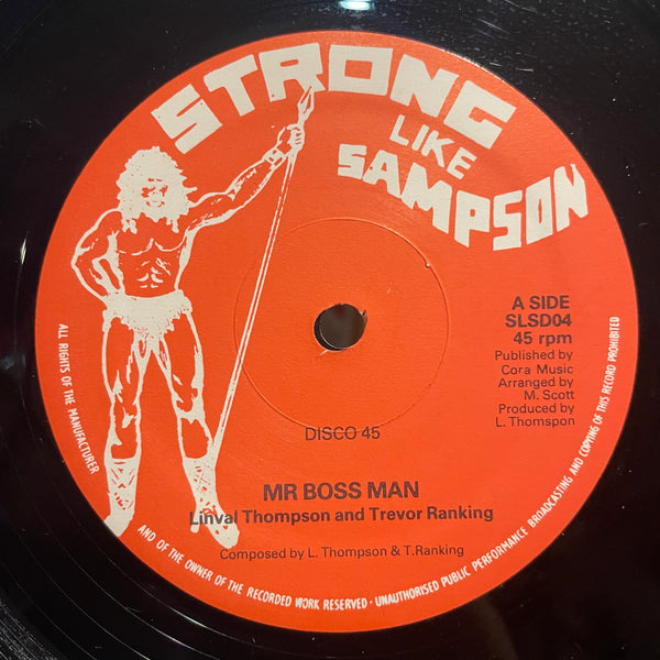 LINVAL THOMPSON / BARNABOUS [Mr Boss Man / Stop Pushing Me Around]
