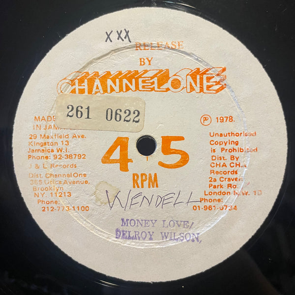 DELROY WILSON  [I Want To Love You / Money Love]