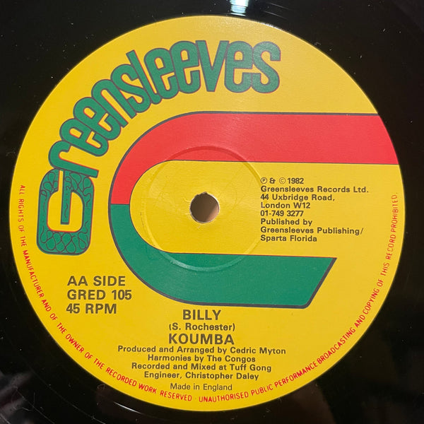 KOUMBA [We A Leggo / Billy]