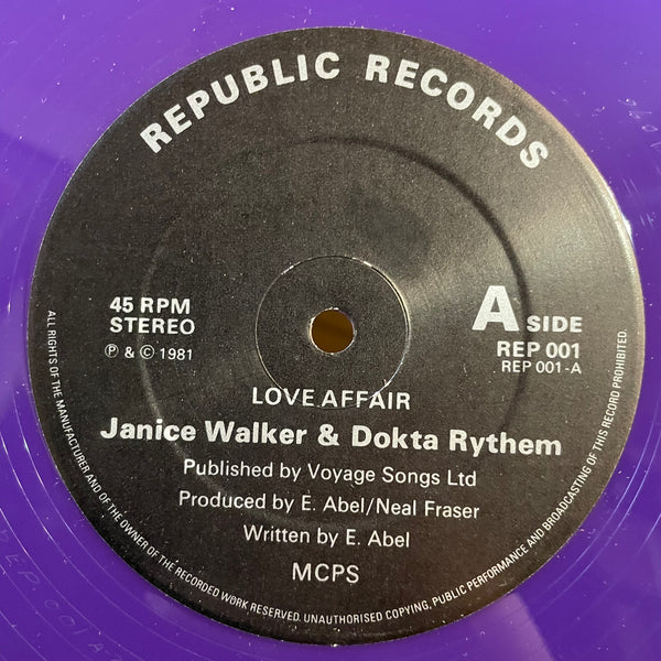 JANICE WALKER & DOKTA RYTHEM  [Love Affair]