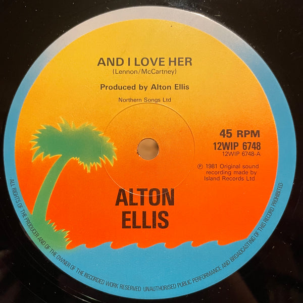 ALTON ELLIS [And I Love Her / Chatty People]