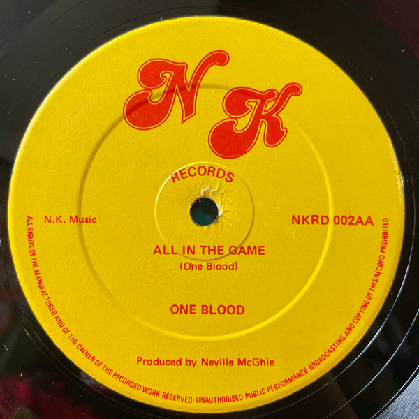 ONE BLOOD [House Is Not A Home / All In The Game]