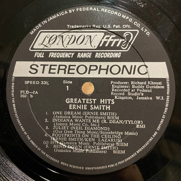 ERNIE SMITH [Greatest Hits]