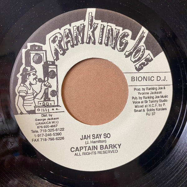 CAPTAIN BARKEY [Jah Say So]