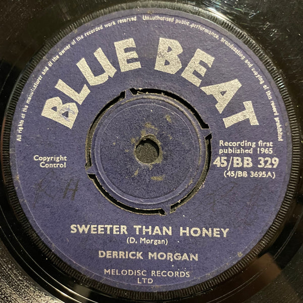 DERRICK MORGAN [You Never Know / Sweeter Than Honey]