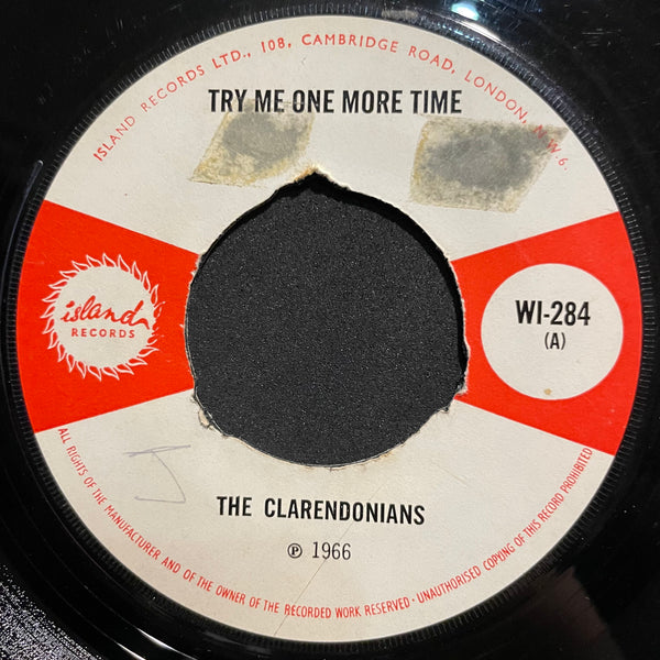THE CLARENDONIANS  [You Can't Keep Me Down / Try Me One More Time]