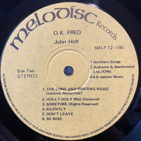 JOHN HOLT [Ok Fred]