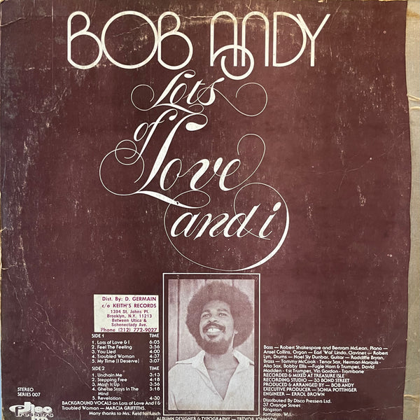BOB ANDY [Lots Of Love And I]