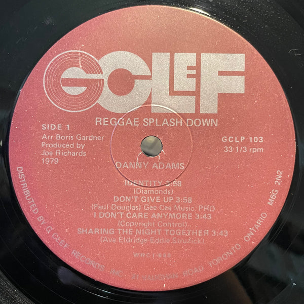 DANNY ADAMS [Reggae Splash Down]