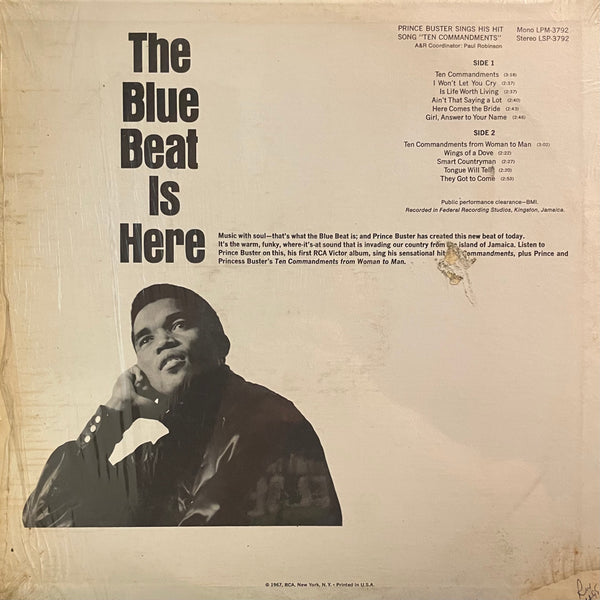 PRINCE BUSTER [Sings His Hit Song Ten Commandments]