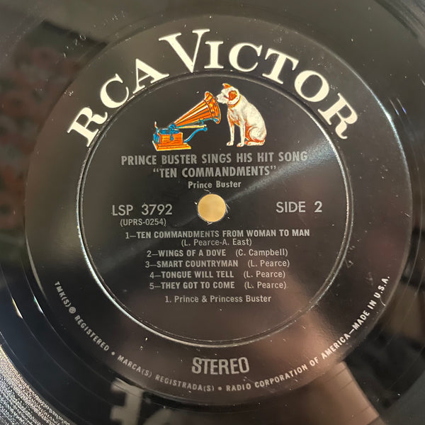 PRINCE BUSTER [Sings His Hit Song Ten Commandments]