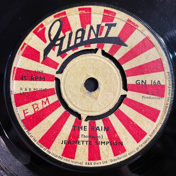 JEANETTE SIMPSON [The Train / What A Gonna Do About It]