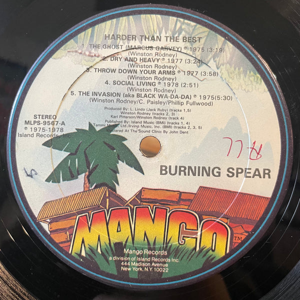 BURNING SPEAR [Harder Than The Best]