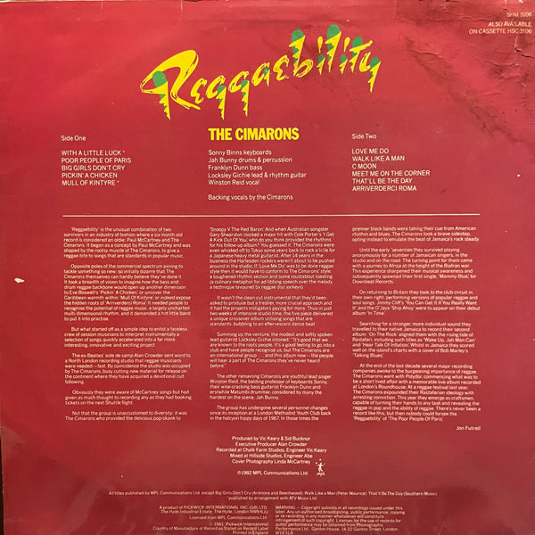 THE CIMARONS [Reggaebillity]