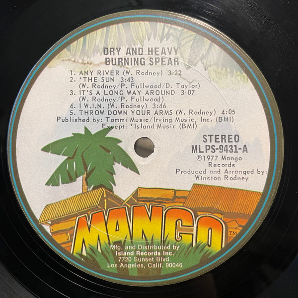 BURNING SPEAR [Dry & Heavy]