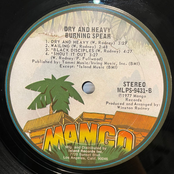 BURNING SPEAR [Dry & Heavy]