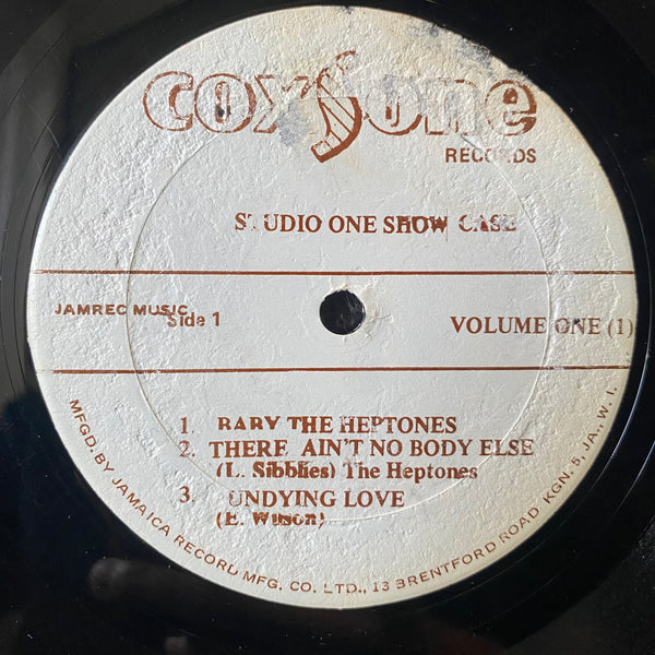 V. A. ALTON ELLIS. THE HEPTONES. THE BASSIS. EARNEST WILSON. [Studio One Show Case Vol.1]