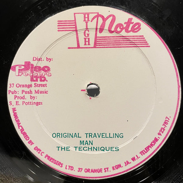 THE TECHNIQUES / THE SENSATIONS JAH STONE [Original Travelling Man / Baby Love + Westmoreland Flood ]