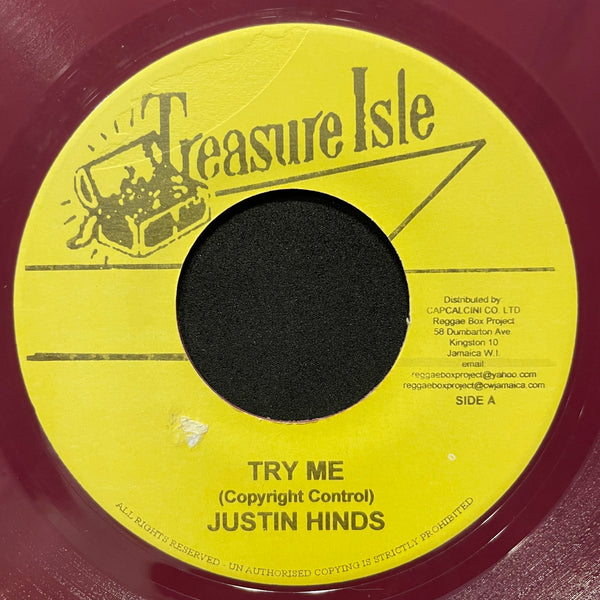 JUSTIN HINDS [Try Me / Mama Told Me]