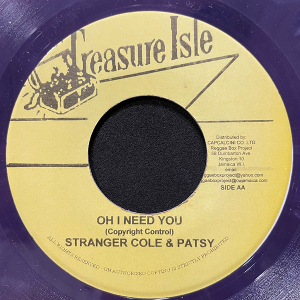 STRANGER & PATSY / DON DRUMMOND [Oh I Need You / J F K Memory]