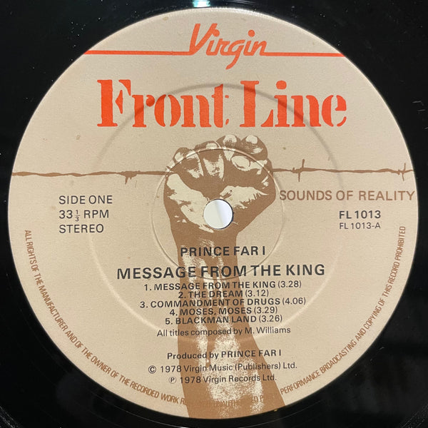 PRINCE FAR I [Message From The King]