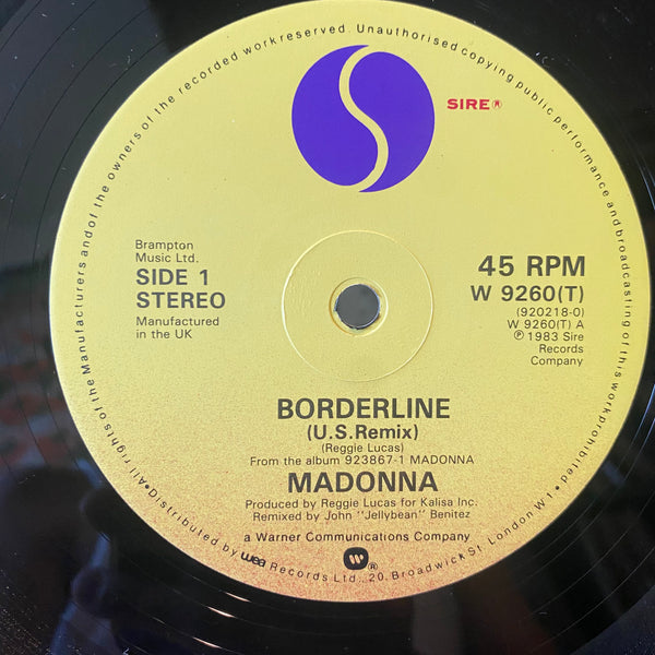 MADONNA [Borderline (U.s. Remix) / Physical Attraction	]