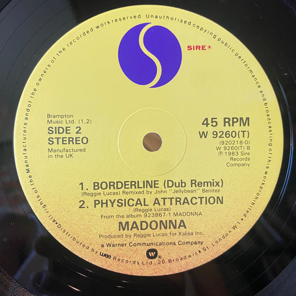 MADONNA [Borderline (U.s. Remix) / Physical Attraction	]