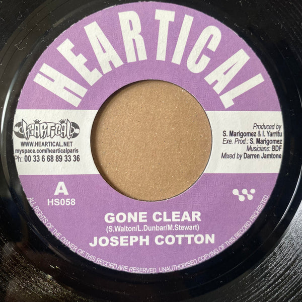 JOSEPH COTTON / ZAREB [Gone Clear / Rise Again]