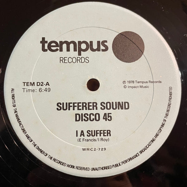 SUFFERER SOUND [I A Suffer / National Front ]