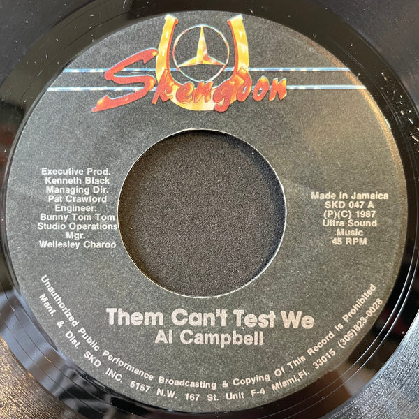 AL CAMPBELL [Them Can't Test We]