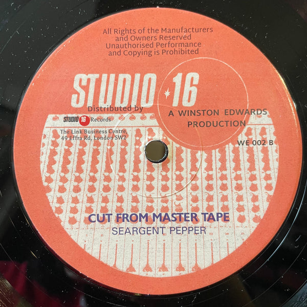 LOVE & UNITY / SARGENT PEPPER [Just Don't Care / Cut From Master Tape]