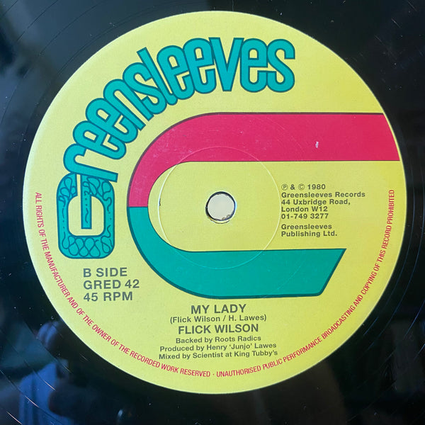 EEK A MOUSE / FLICK WILSON [Noah's Ark / My Lady]