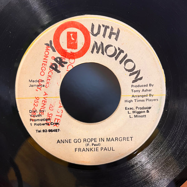 FRANKIE PAUL [Anne Go Rope In Margret]
