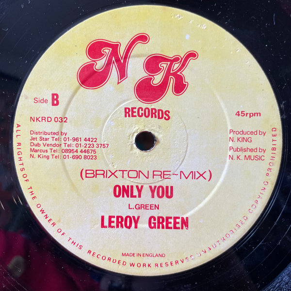 LEROY GREEN [Only You]