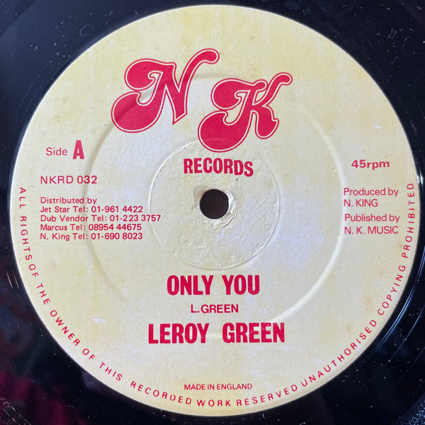 LEROY GREEN [Only You]