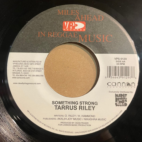 TARRUS RILEY [One Two Order / Something Strong]