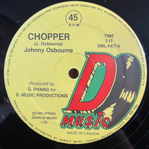 JOHNNY OSBOURNE / PUPA RICHIE [Chopper / Mo Bay People]