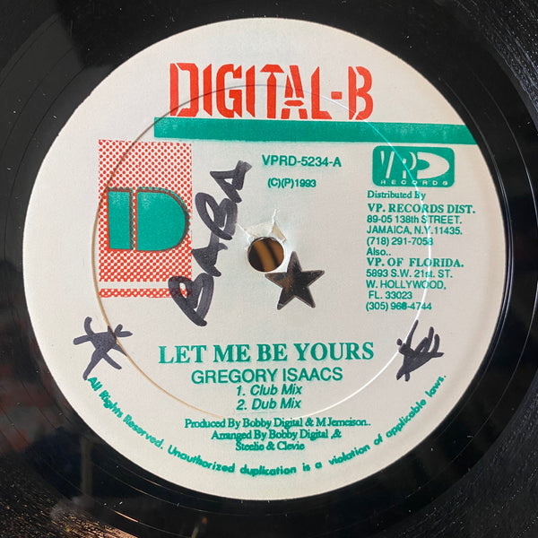 GREGORY ISSACS / MAJOR MACKEREL [Let Me Be Yours / Dubda Mouth]