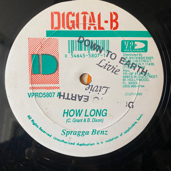 SPRAGGA BENZ / CAPTAIN BARKEY [How Long / Grammy Body]