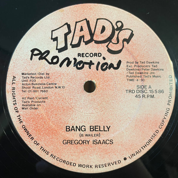 GREGORY ISAACS [Bang Belly ]