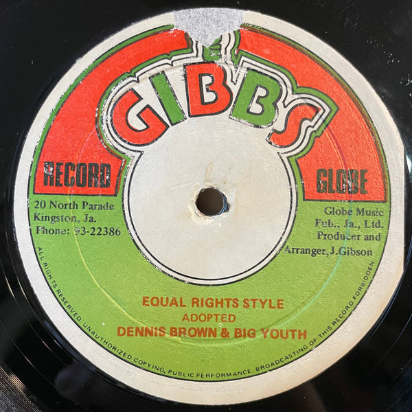DENNIS BROWN & BIG YOUTH [Equal Rights Style]