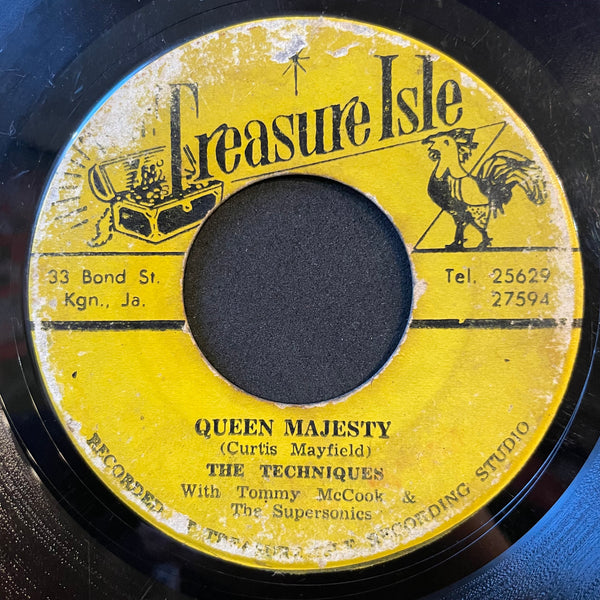 THE TECHNIQUES / TOMMY MCCOOK [Queen Majesty / Out Of Many One People ]