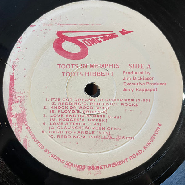 TOOTS HIBBERT [Toots In Memphis]