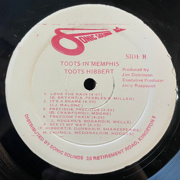 TOOTS HIBBERT [Toots In Memphis]