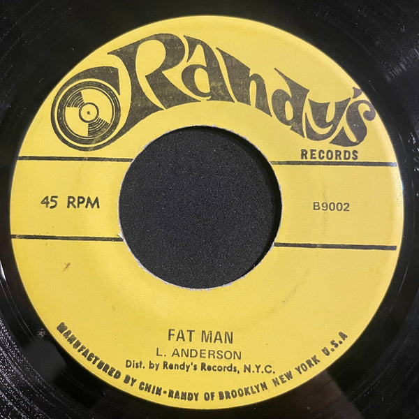 L ANDERSON [Poppy Show / Fat Man]