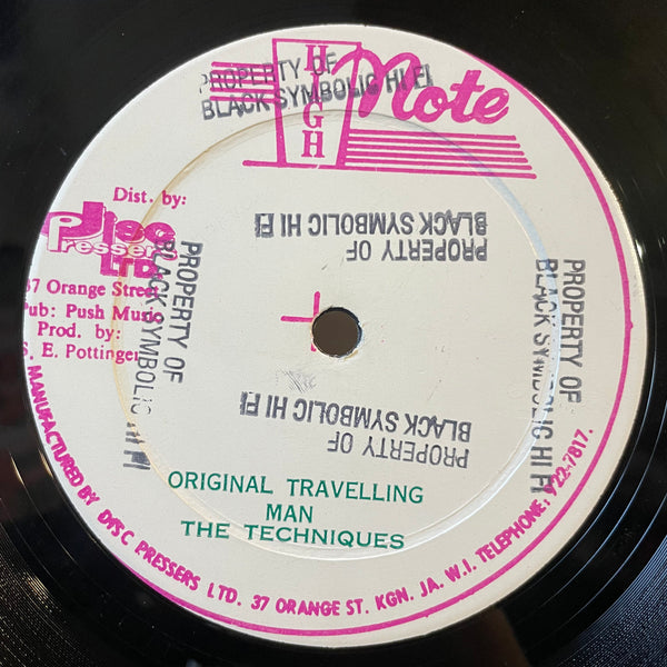 THE TECHNIQUES / THE SENSATIONS JAH STONE [Original Travelling Man / Baby Love + Westmoreland Flood ]