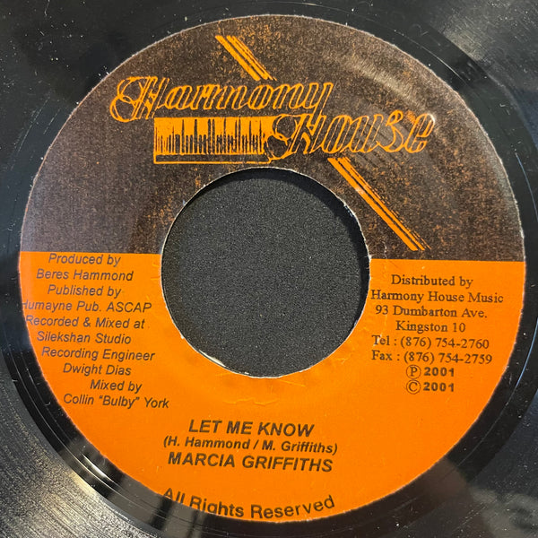 MARCIA GRIFFITHS [Let Me Know]