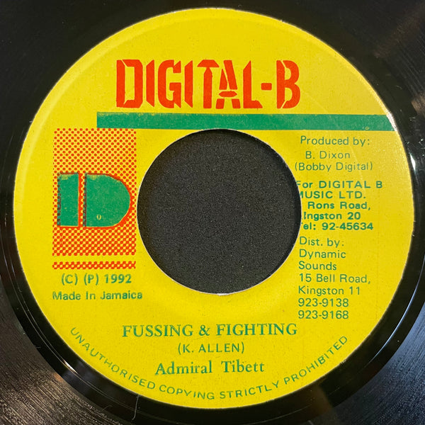 ADMIRAL TIBETT [Fussing & Fighting]