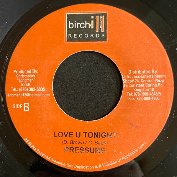 MAXI PRIEST / PRESSURE [I Just Want To Know / Love U Tonight]