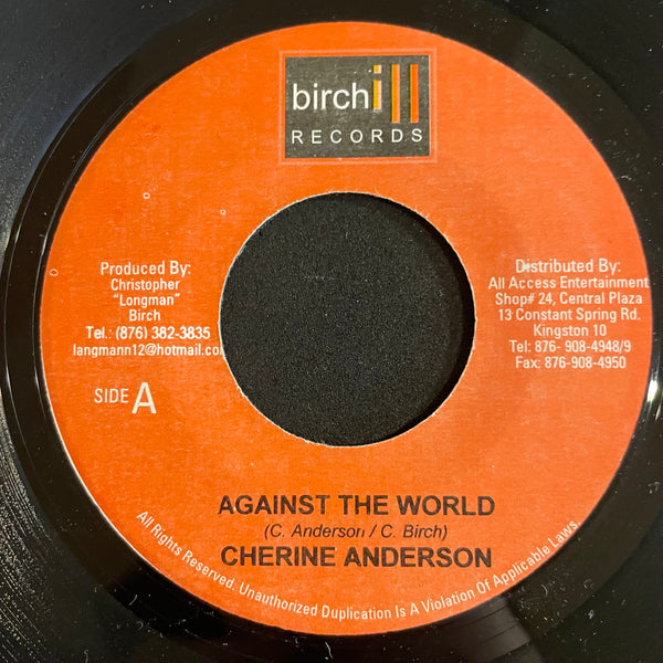 CHERINE ANDERSON / ALBOROSIE & NICKIE BURT [Against The World / I Don't Want To Let U Go]